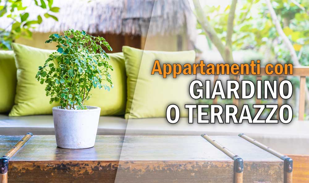 Selezione Appartamenti con Giardino o Terrazzo a Roma